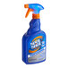 A blue bottle of Spot Shot Professional Strength Carpet Stain Remover with a white label.