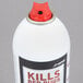 A white JT Eaton spray bottle with a red cap and the words "kills bed bugs" on the label.