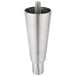 A silver metal All Points adjustable equipment leg with a screw on the end.