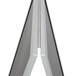 An Aarco aluminum A-frame sign board with black marker board on two sides.