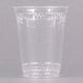 Fabri-Kal Greenware GC16S 16 oz. Customizable Compostable Clear Plastic Cold Cup - 50/Pack