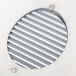 A circular metal Avantco top cover with a metal vent.