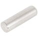 A silver cylindrical locking pin on a white background.