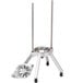 A metal stand with 10 long metal poles.