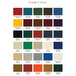 A color chart showing the grade 2 vinyl options for BFM Seating Espy chairs.