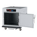 A Metro C5 heated holding and proofing cabinet with a solid door open.