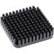 A group of black square Garde push blocks with small squares on the surface.