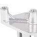 A silver metal Choice Prep push block with two sections.