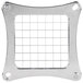 A Garde XL dicer blade assembly with a grid of square holes.