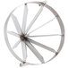 A circular metal blade assembly with 10 sections and spokes.