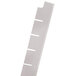 A white plastic ruler with four straight lines.