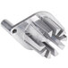 A silver metal Choice Prep push block with a long handle and 10 sections.