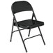 National Public Seating 510 Black Metal Folding Chair