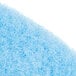 A close up of a Scrubble blue velvet burnishing floor pad.
