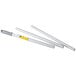 The Unger ProAluminum Tapered Floor Squeegee Handle with yellow tips on white background.