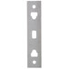 A rectangular metal Unger stainless steel blade with two holes.