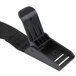 A black National Public Seating Dolly Strap with a black plastic clip.