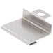 A stainless steel Master-Bilt lid locking kit bracket.