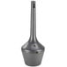 A grey metal Commercial Zone Smokers' Outpost cigarette receptacle.