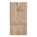 A Duro brown paper bag with black text that says "1/2 lb."