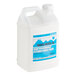 A white jug of Sierra by Noble Chemical high performance extended wear finish with a blue label.