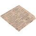 An American Metalcraft deli wrap with a newspaper print.