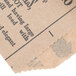 American Metalcraft newspaper print sandwich wrap paper with black text on a white background.