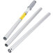 A Unger SmartColor yellow and white mop handle with yellow and white plastic tubes.