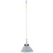 A white and green Unger SmartColor microfiber string mop with a white pole.