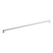 A long white metal bar for Cambro Camshelving® on a white background.