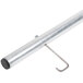 A metal pole with a hook on the end.