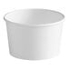A white paper cup with a thin edge.