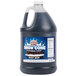 A large jug of Carnival King root beer snow cone syrup.