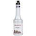 A Monin 1 liter bottle of Blackberry Fruit Puree.