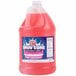 A large jug of Carnival King Pink Lemonade Snow Cone Syrup.