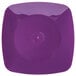 A purple square Fineline Renaissance salad plate.