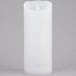 A Sterno Mirage white flameless LED candle with a white lid.