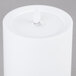 A white rectangular Sterno Mirage flameless LED candle with a black border.