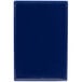 A blue rectangular Menu Solutions menu board.