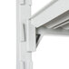 A white Cambro Camshelving stationary add-on unit with 2 shelves.