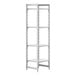 A white Camshelving Premium stationary starter unit with four shelves.