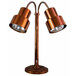 Hanson Heat Lamps DLM/200/ST/SC Smoked Copper Flexible Dual Bulb Freestanding Heat Lamp