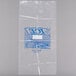 A clear plastic ice bag with an Igloo logo.