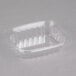 a clear plastic container with a lid