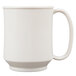 An ivory GET Tritan mug with a handle.