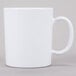 A white GET Tritan mug with a handle.