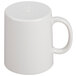 A white GET Tritan mug with a handle.