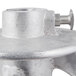 A close-up of a Hobart aluminum dough hook.