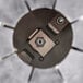 a close up of a metal object