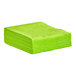 A stack of Fresh Lime Green paper napkins.